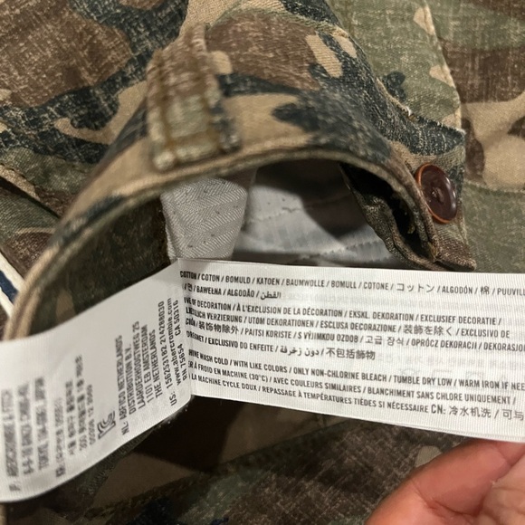 [6R/W28Ins28]Abercrombie&Finch Annie High Rise Ankle Straight Camo Pants - Picture 7 of 8